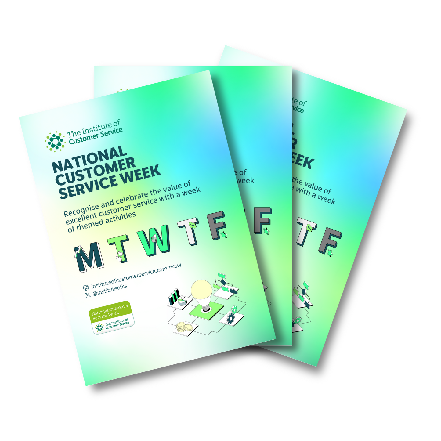 NCSW - Posters A3 pack of three
